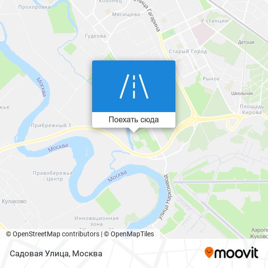 Карта Садовая Улица