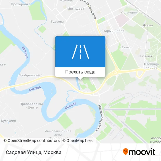 Карта Садовая Улица