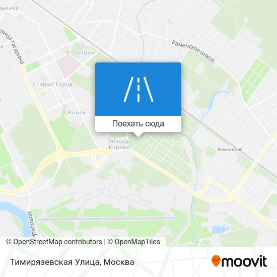 Карта Тимирязевская Улица