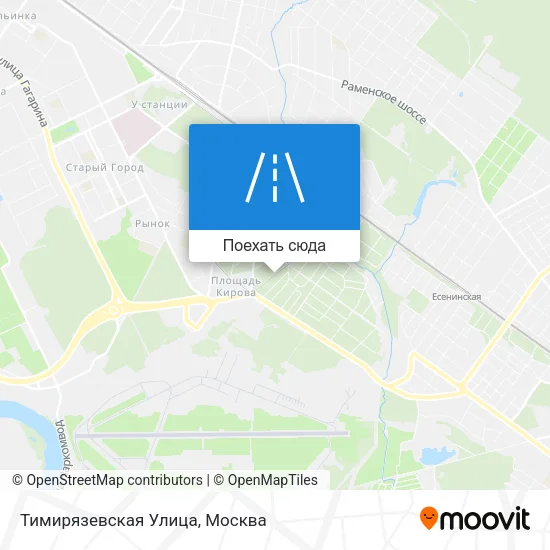 Карта Тимирязевская Улица