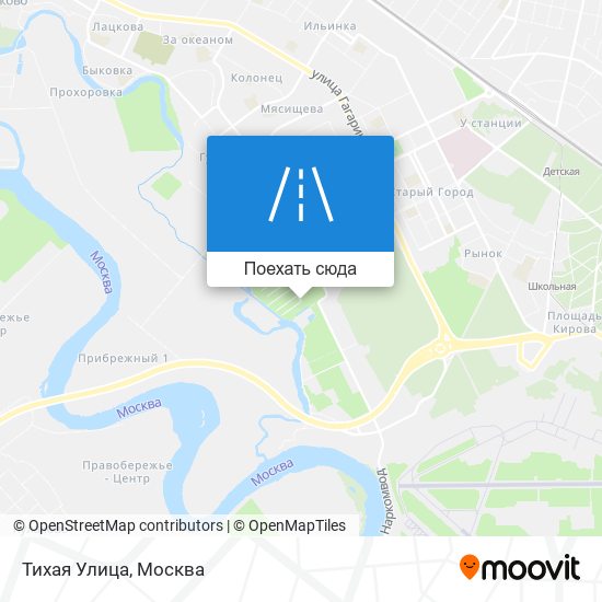 Карта Тихая Улица