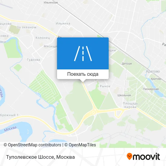 Карта Туполевское Шоссе