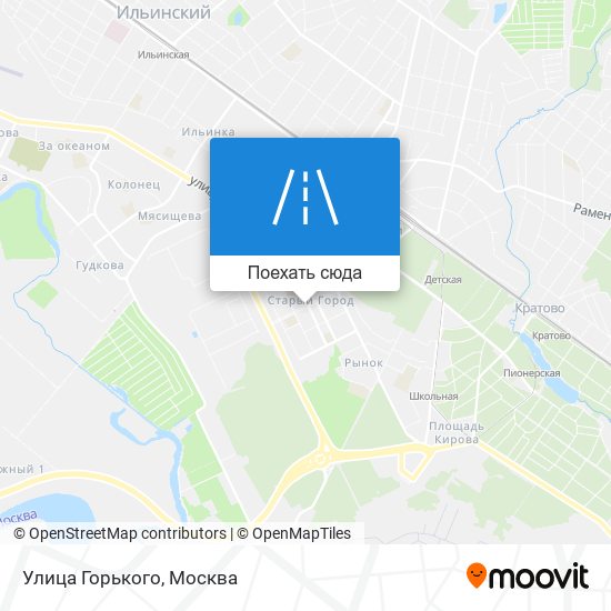 Карта Улица Горького