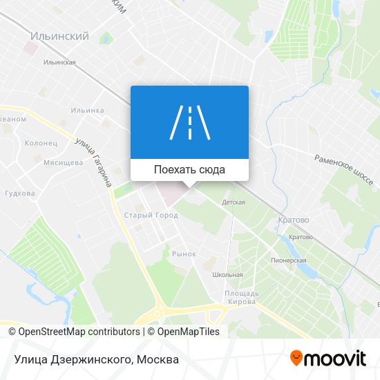 Карта Улица Дзержинского