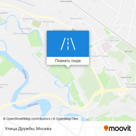 Карта Улица Дружбы