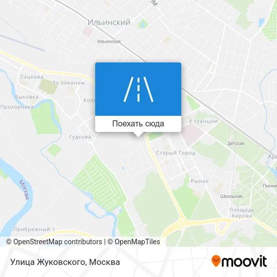 Карта Улица Жуковского