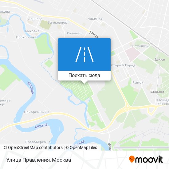 Карта Улица Правления