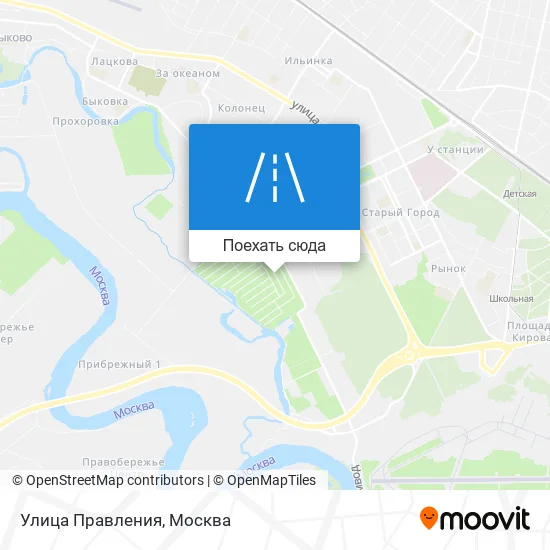 Карта Улица Правления