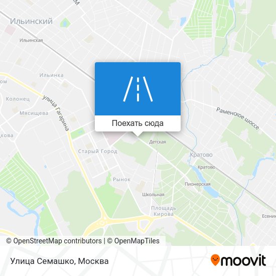 Карта Улица Семашко