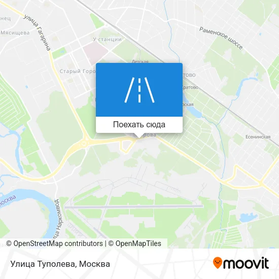 Карта Улица Туполева
