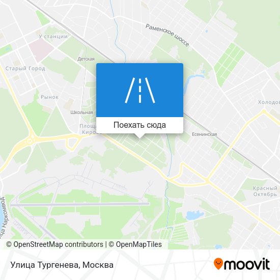 Карта Улица Тургенева
