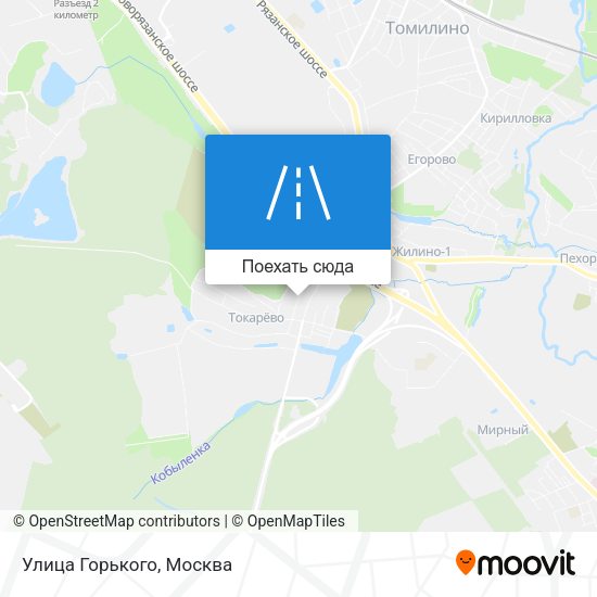 Карта Улица Горького