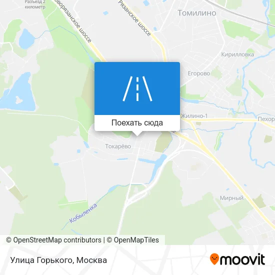 Карта Улица Горького
