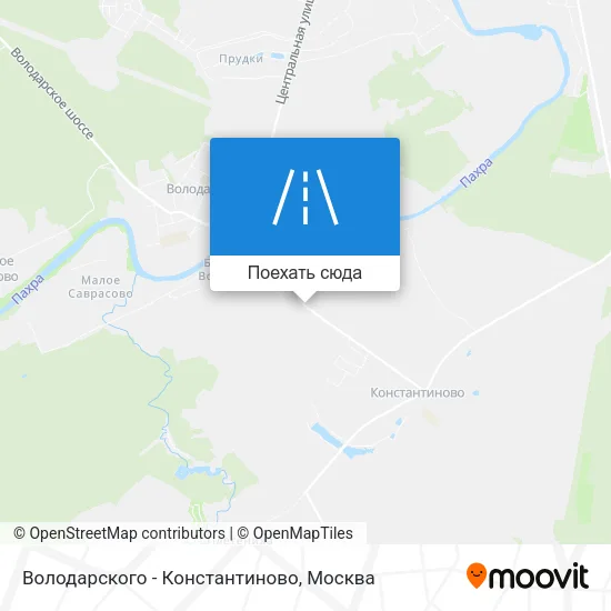 Карта Володарского - Константиново
