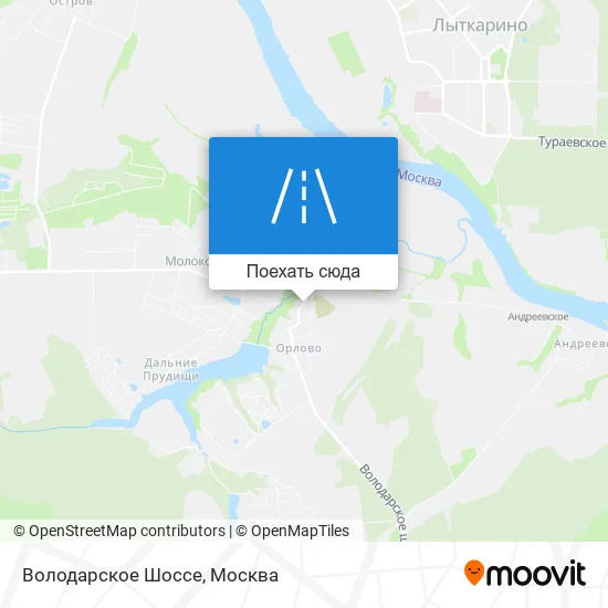 Карта Володарское Шоссе
