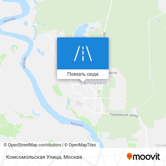 Карта Комсомольская Улица
