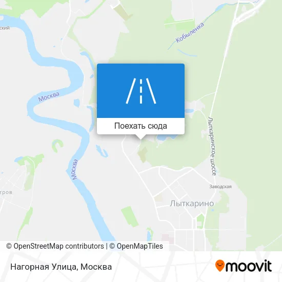 Карта Нагорная Улица