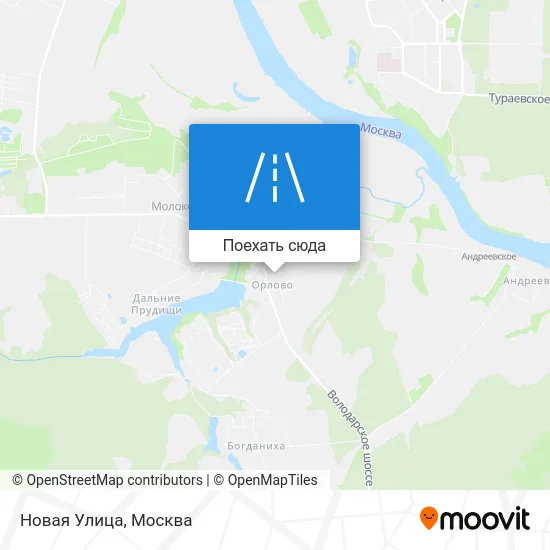 Карта Новая Улица