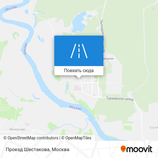 Карта Проезд Шестакова