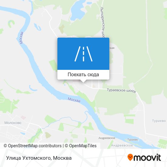 Карта Улица Ухтомского