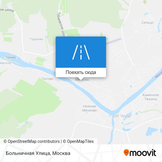 Карта Больничная Улица