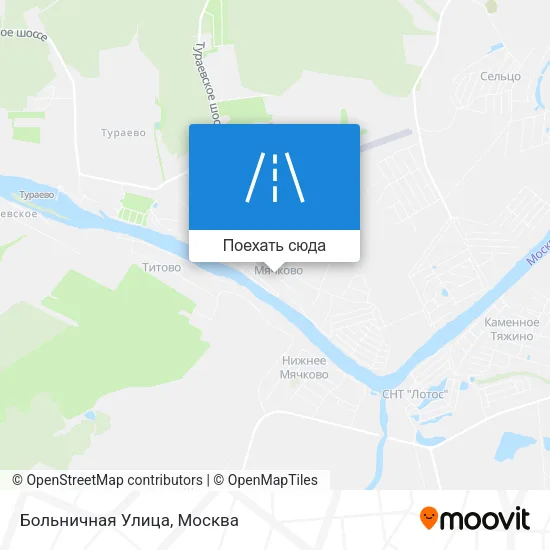 Карта Больничная Улица