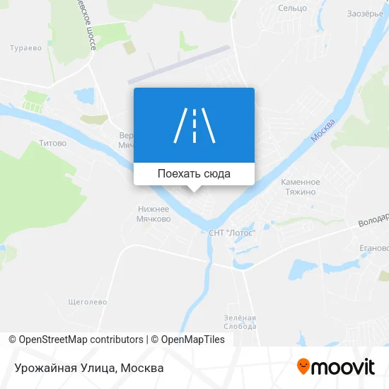 Карта Урожайная Улица