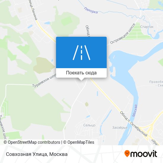 Карта Совхозная Улица