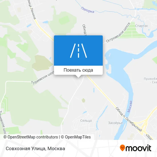 Карта Совхозная Улица