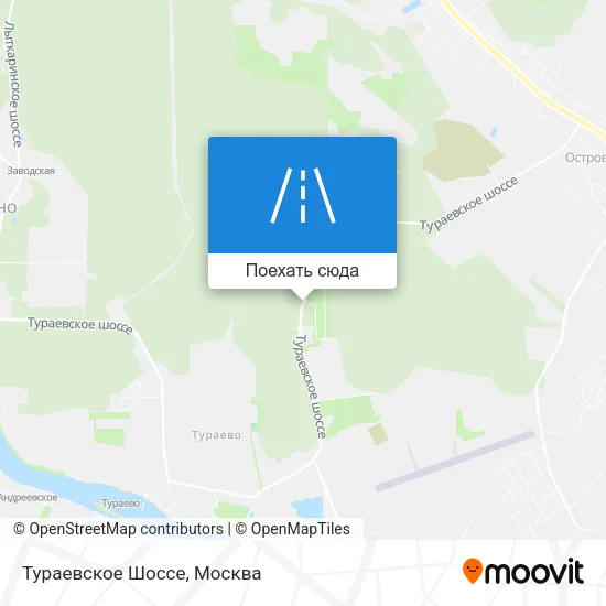 Карта Тураевское Шоссе