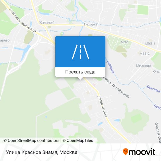 Карта Улица Красное Знамя