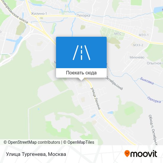 Карта Улица Тургенева
