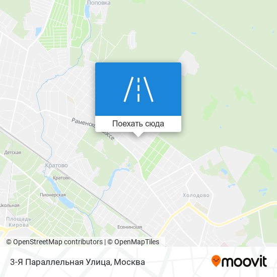 Карта 3-Я Параллельная Улица