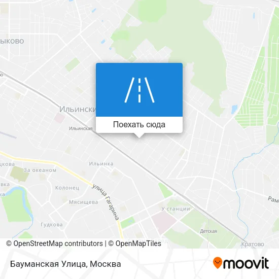 Карта Бауманская Улица