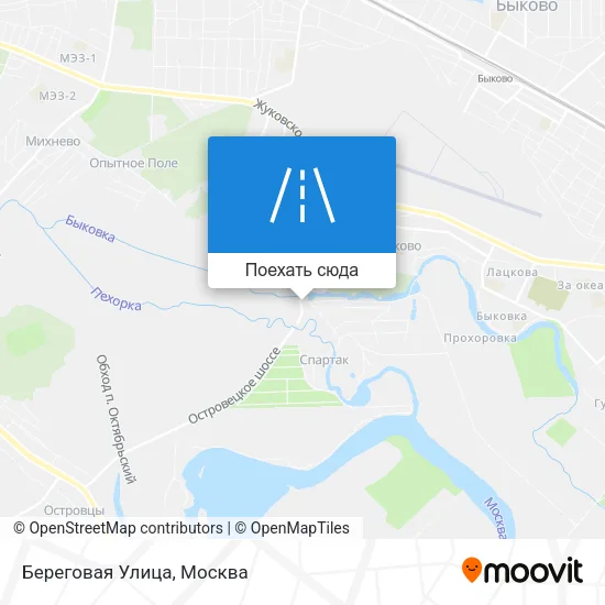 Карта Береговая Улица