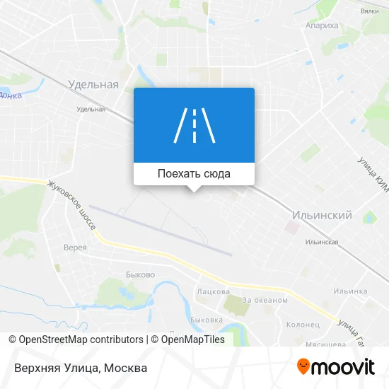 Карта Верхняя Улица