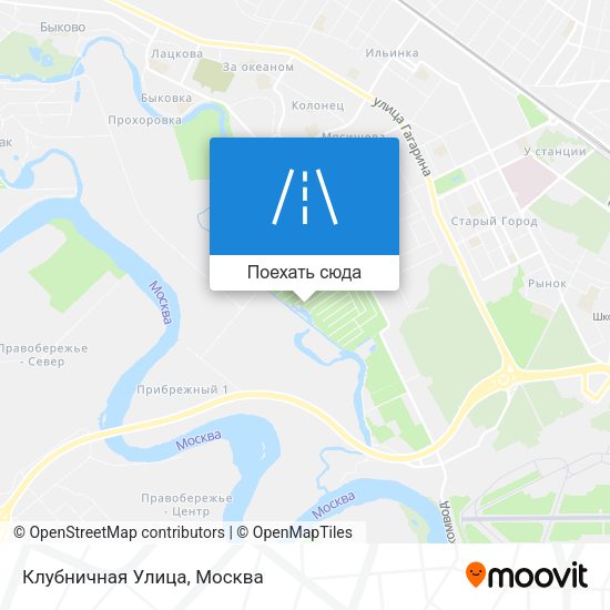 Карта Клубничная Улица