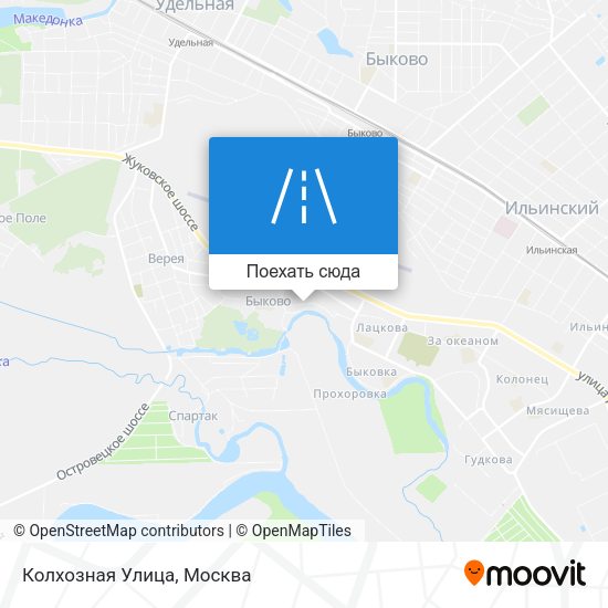 Карта Колхозная Улица