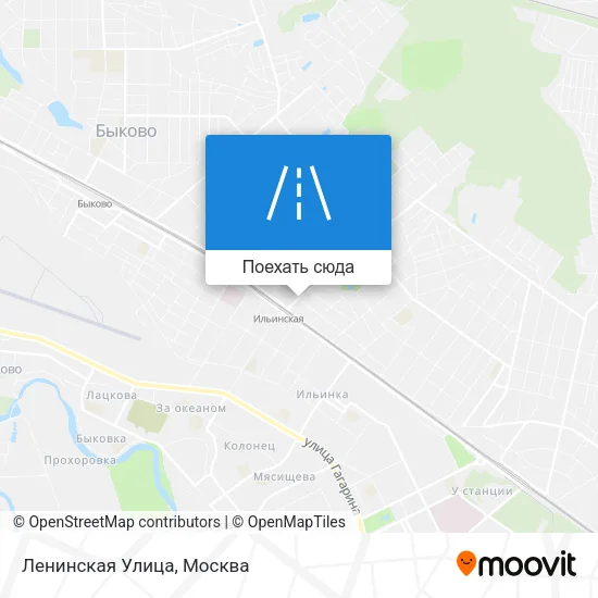 Карта Ленинская Улица