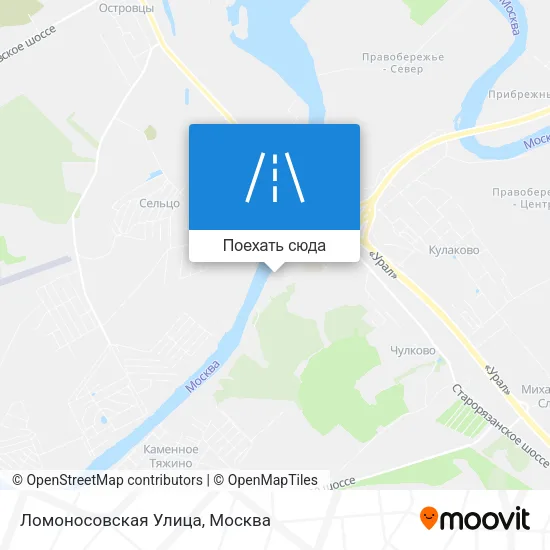 Карта Ломоносовская Улица