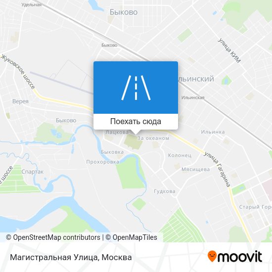 Карта Магистральная Улица