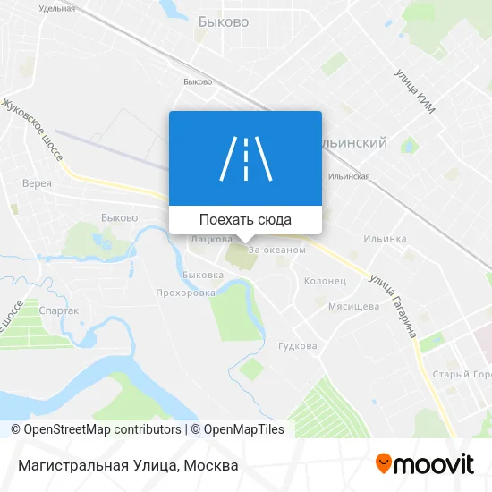Карта Магистральная Улица