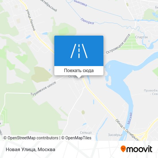 Карта Новая Улица