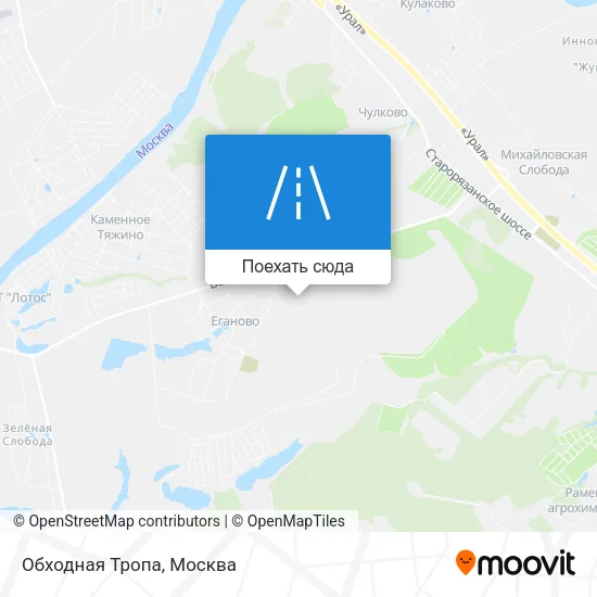 Карта Обходная Тропа