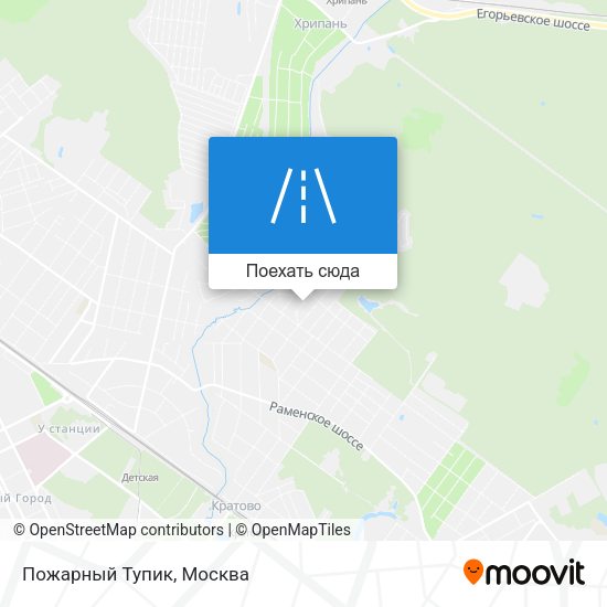 Карта Пожарный Тупик