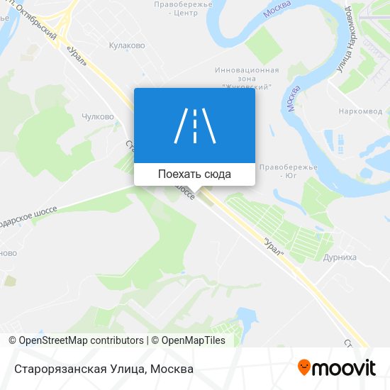 Карта Старорязанская Улица