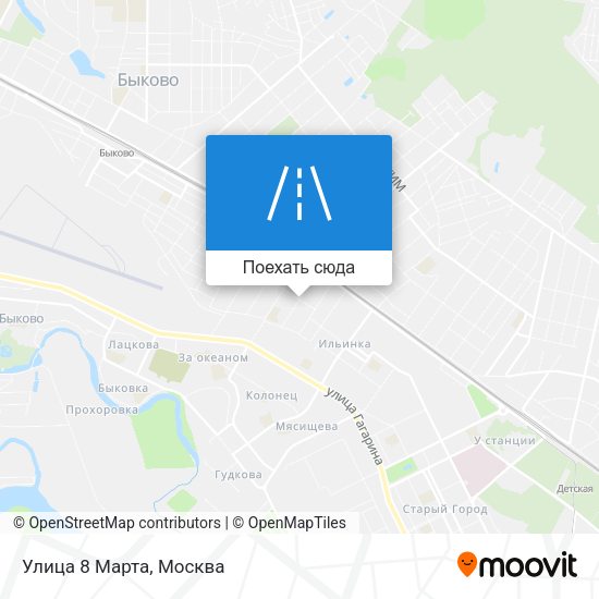 Карта Улица 8 Марта