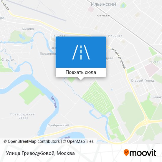 Карта Улица Гризодубовой