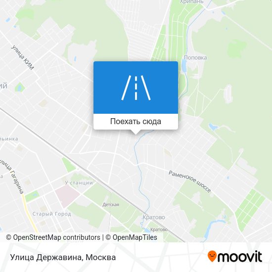Карта Улица Державина