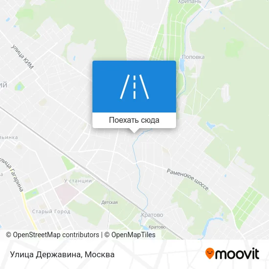 Карта Улица Державина